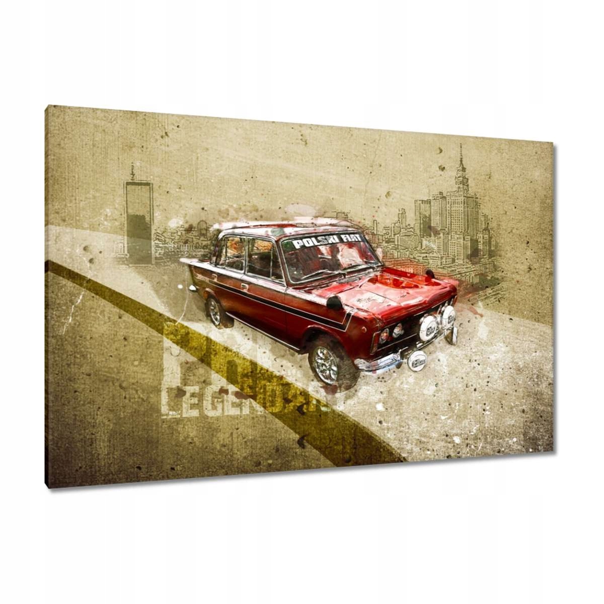 Obrazy 120x80 Fiat 125p Legenda Auto