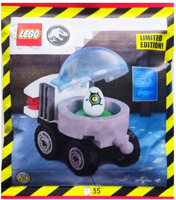 Lego Jurassic World Mobilny inkubator z jajem dinozaura nr. 122407