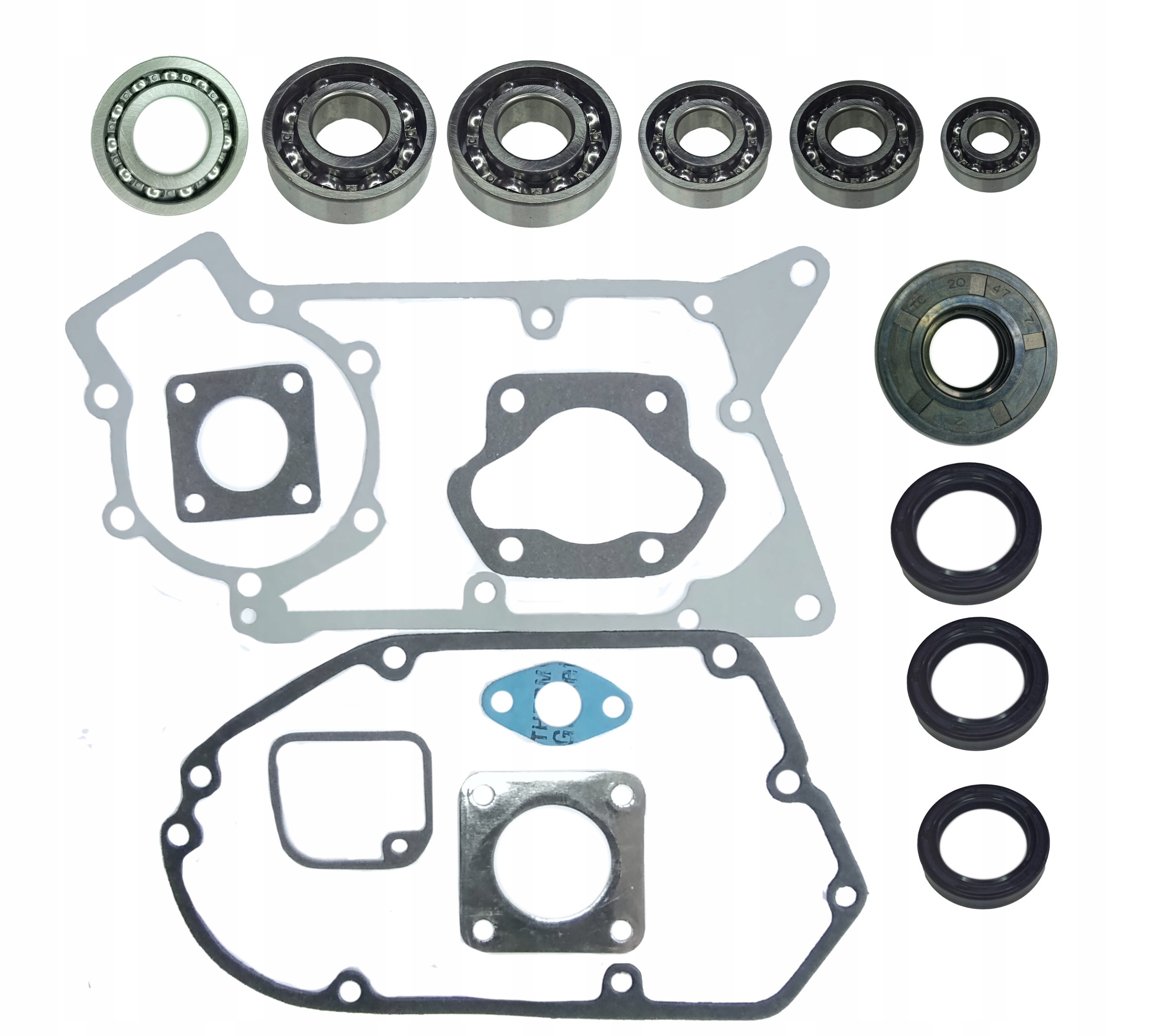 Łożyska Simmeringi Uszczelki Simson S51 SR50 Komplet Łożysk Simson 50