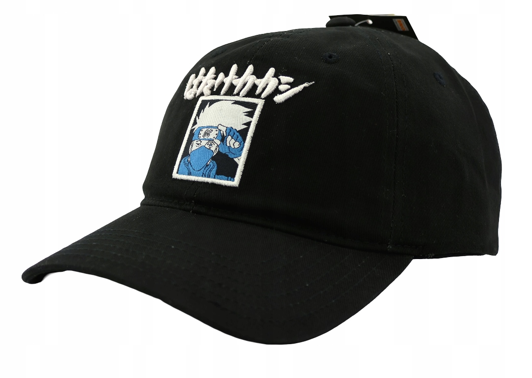 Kšiltovka Manga Naruto 55-60 cm černá s logem výšivky