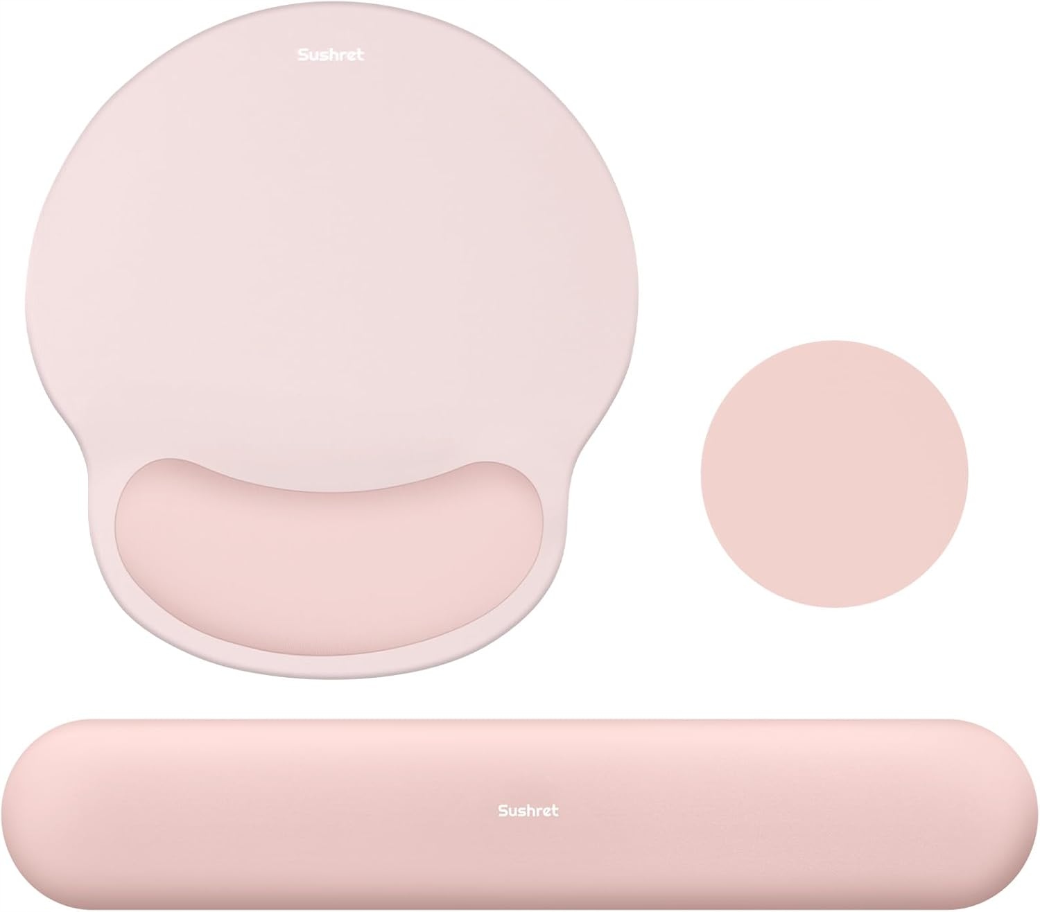 Podložka pod myš a klávesnici, podložka pod zápěstí, 3v1 z paměťové pěny