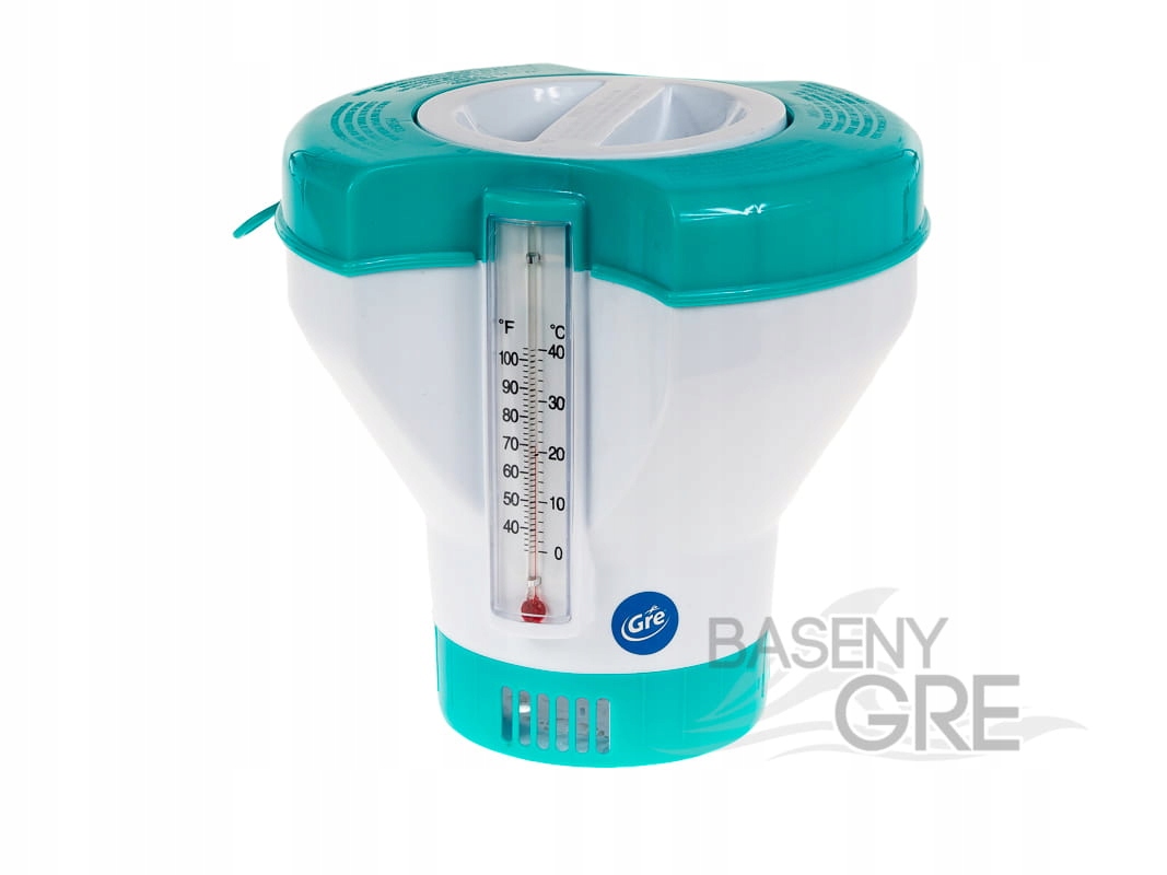 Duży dozownik do chloru z termometrem 40070 GRE Producent GRE