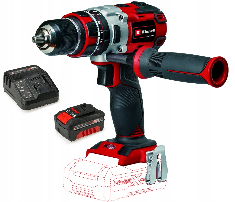 Einhell Wiertarko-wkrętarka Udarowa Tp-cd 18/80 Li Bl Zestaw 4,0AH Akum
