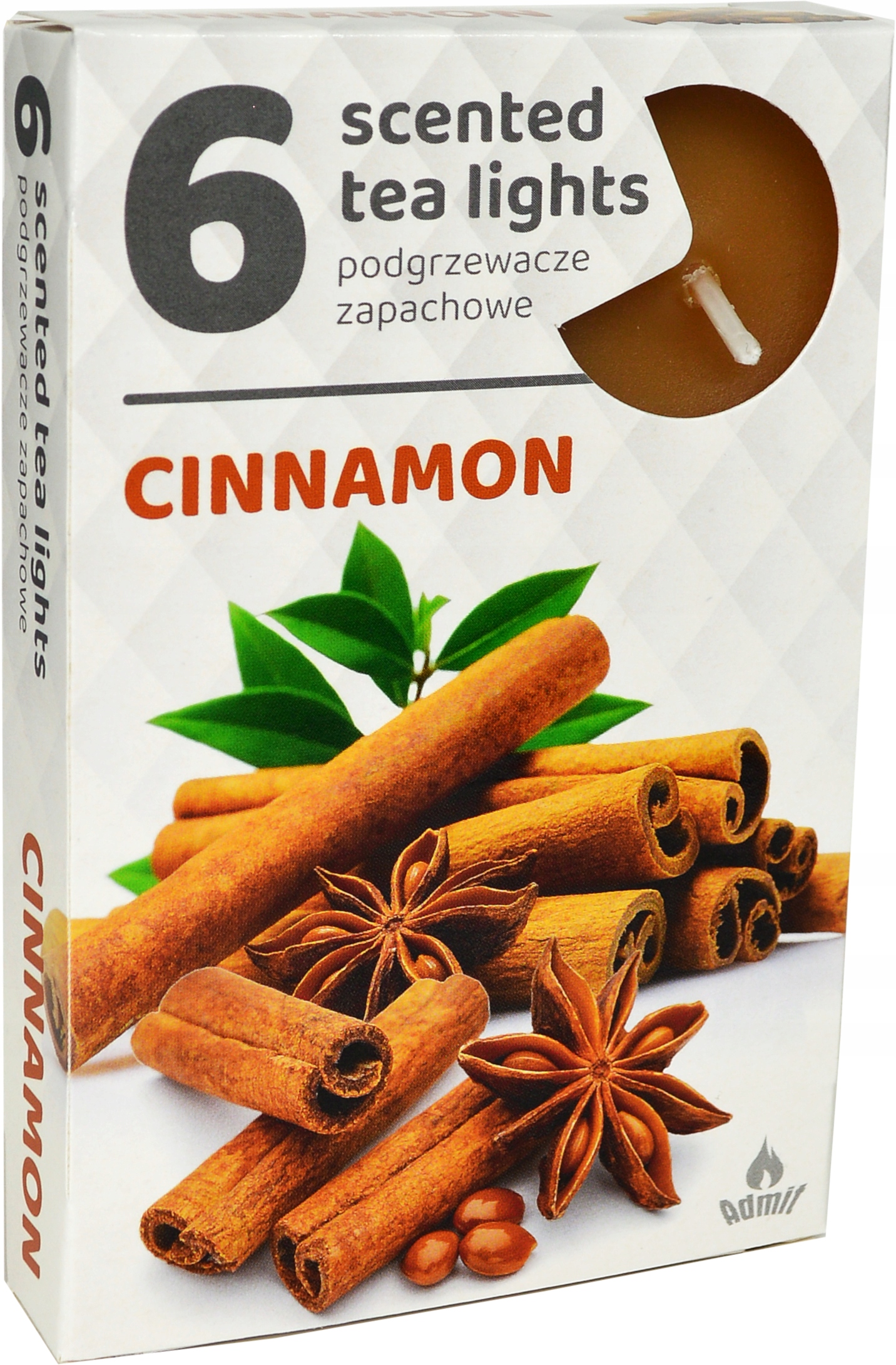 Podgrzewacze zapachowe 6 sztuk, zapach CYNAMON