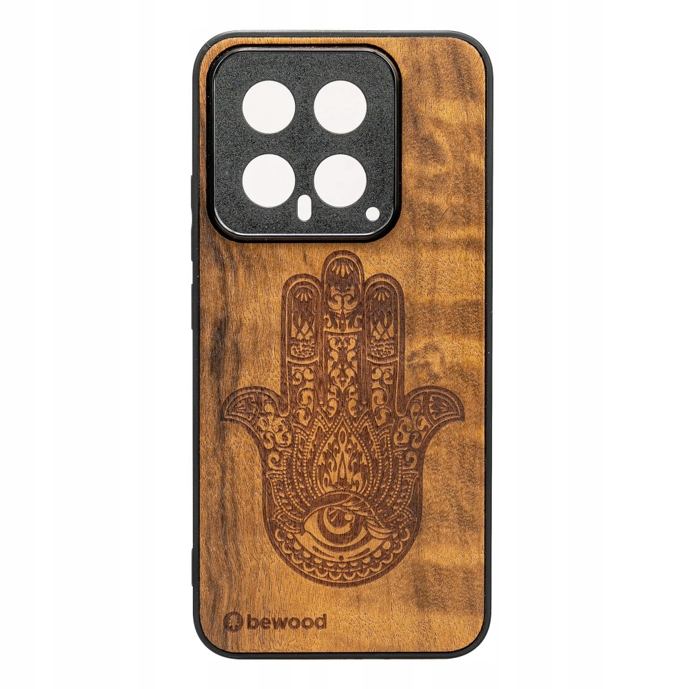 Dřevěné Pouzdro Bewood pro Xiaomi 14 Hamsa Imbuia