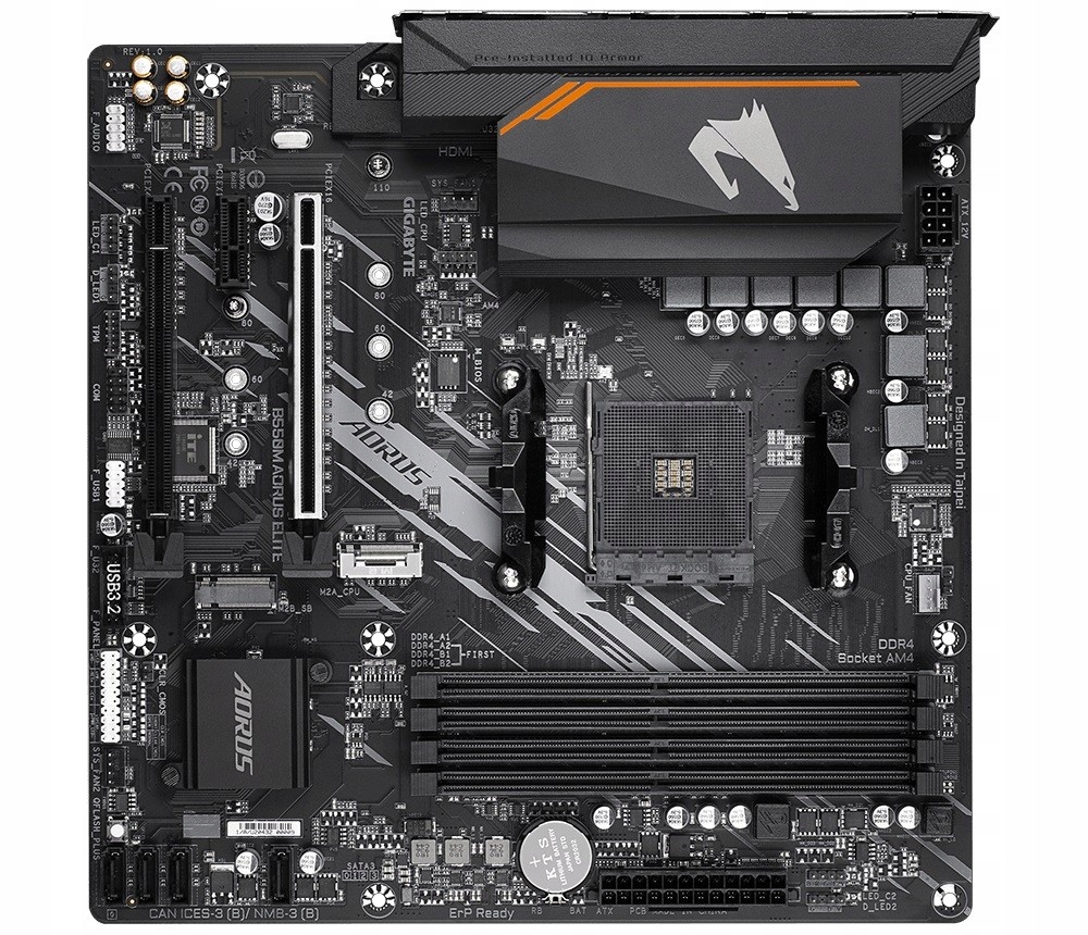 Płyta główna B550M AORUS ELITE AM4 4DDR4 2HDMI Producent Gigabyte
