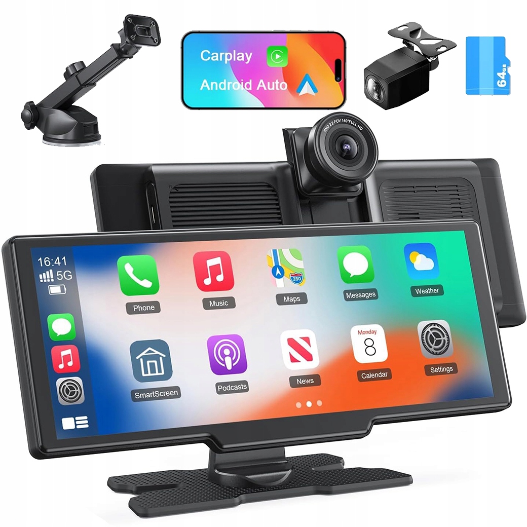 Multimediální Stanice 9.26" Carplay Android Auto Wifi 4K Dotyková Kamera