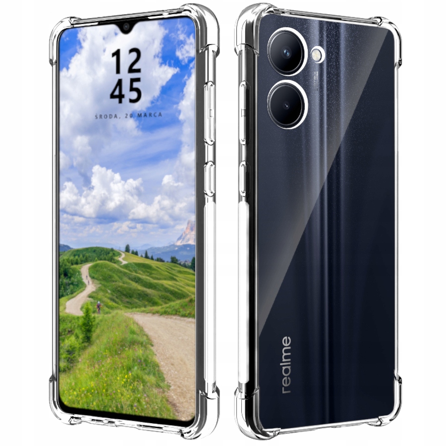 

Etui do Realme C33 Pancerne Shockproof Clear