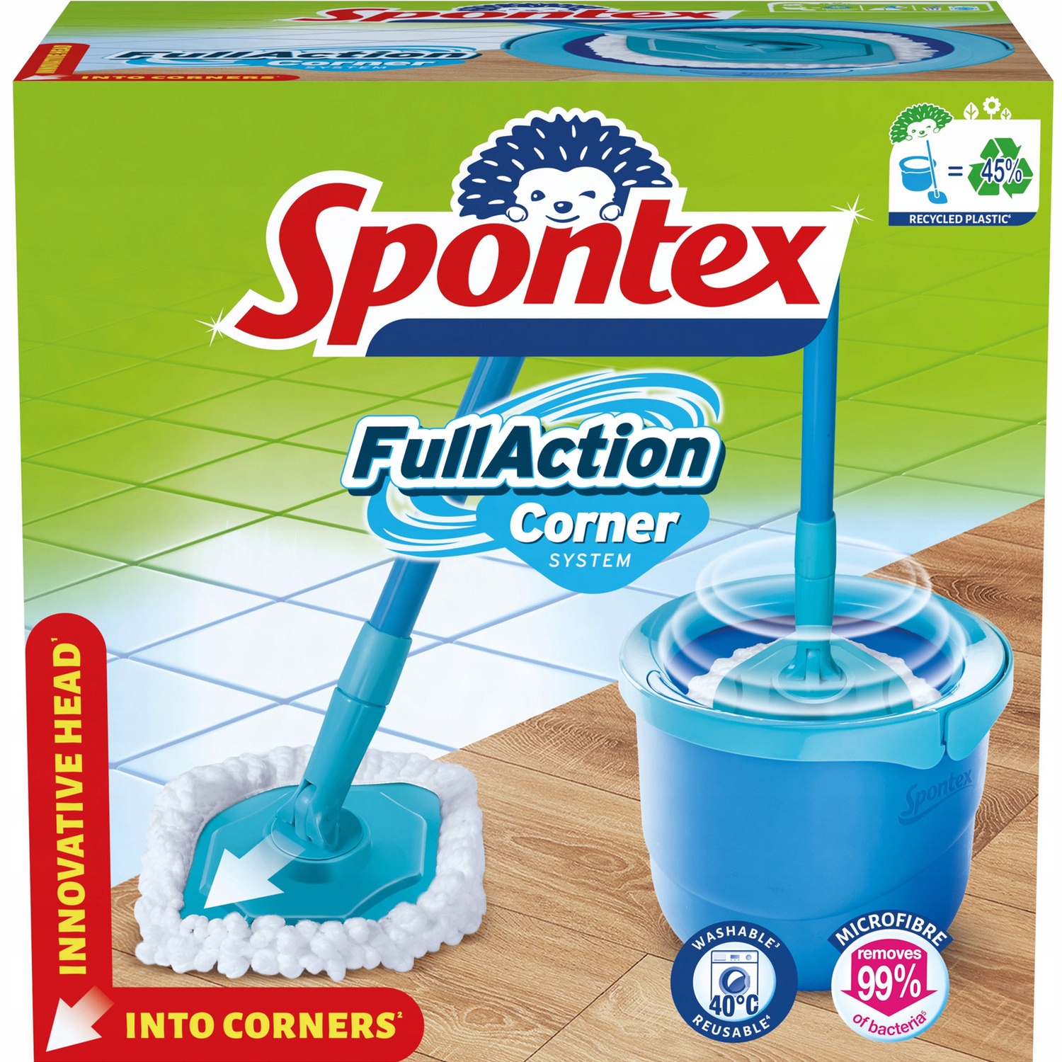 Levně Sada mopů Spontex Full Action Corner System 19800255