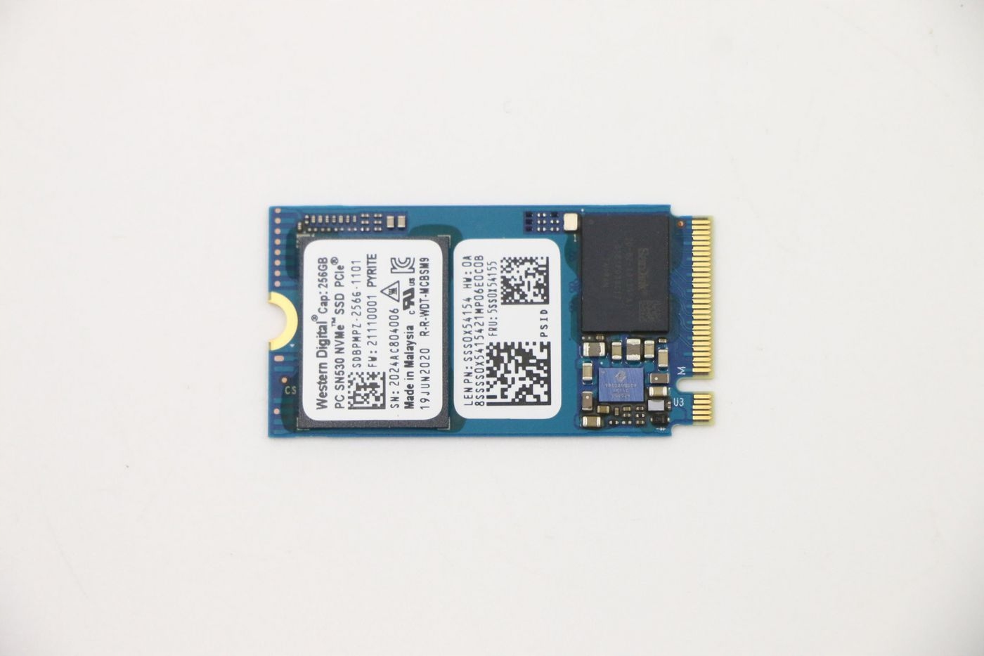 Lenovo 256 Gb PCIe NVMe M.2 2242 Ssd