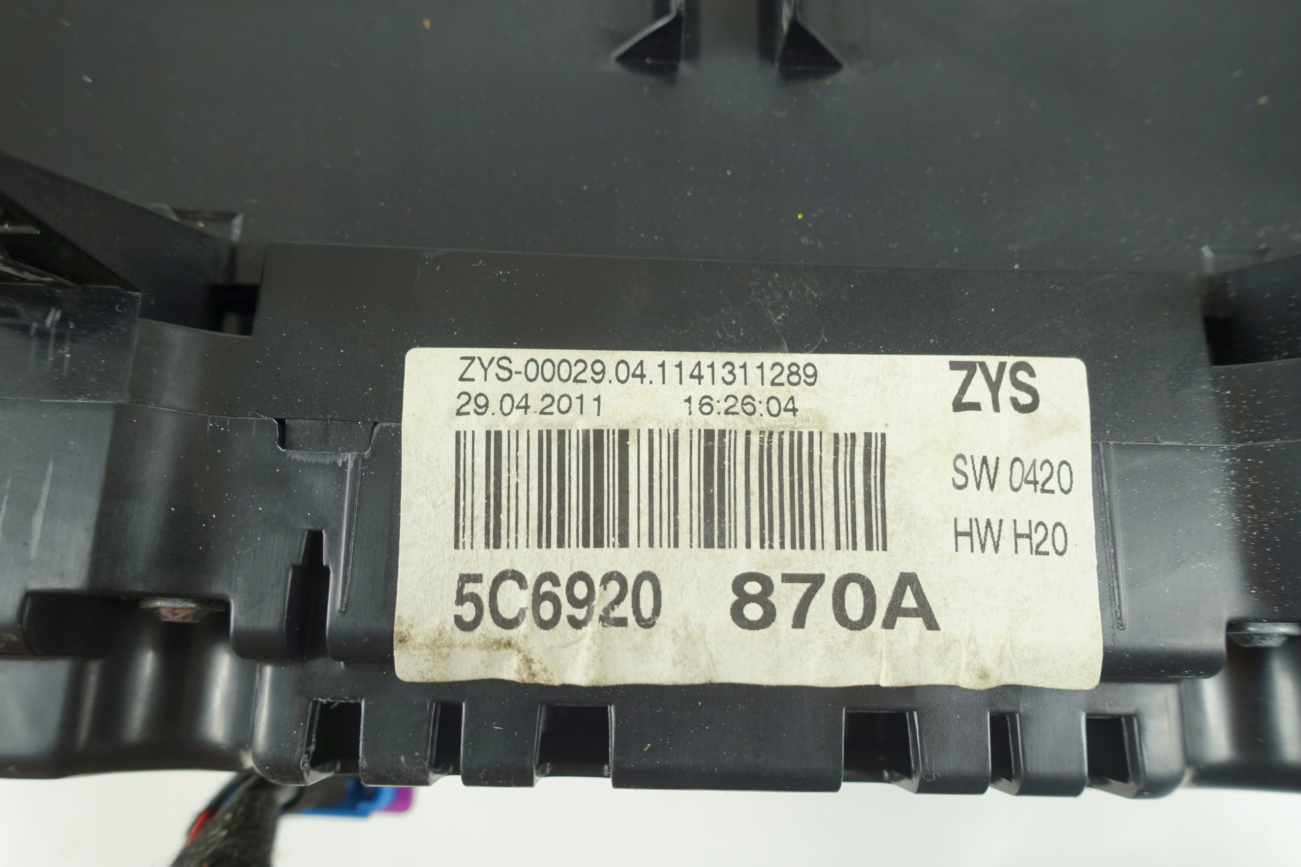 dials display dials clock VW JETTA VI 6 5C 5C6920870A EUROPA EU