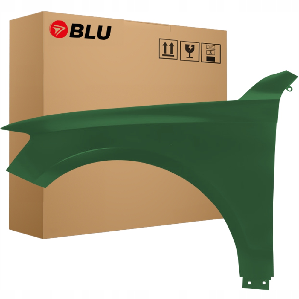 Blu Blatník Audi Q5 8R LX6S levý zelený 08-16 přední