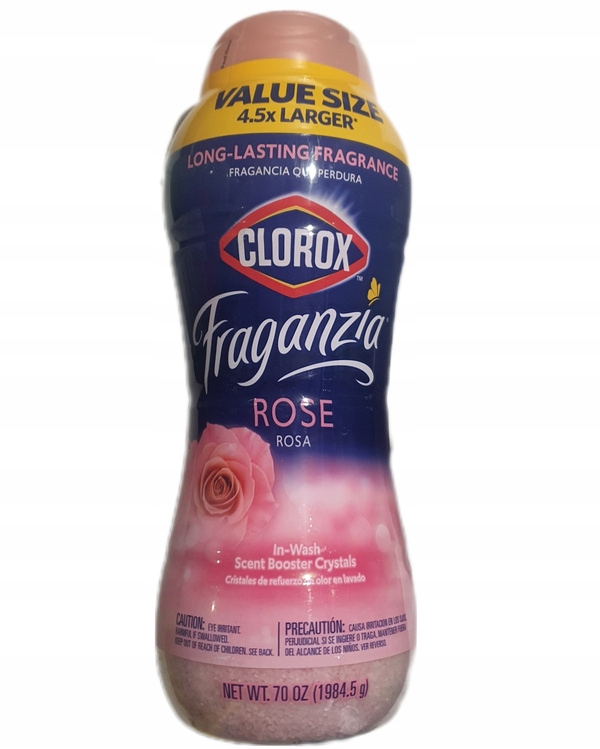 Levně Clorox Fraganzia Rose 1984,5 g Krystalky