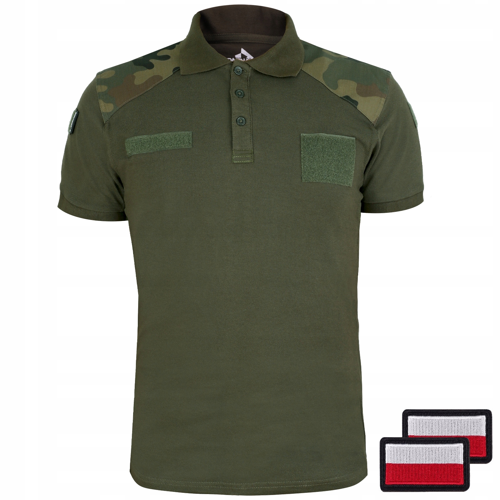 Koszulka Polo Wojskowa Taktyczna Wp 304A/MON Mundurowa olive wz.93 Flagi S