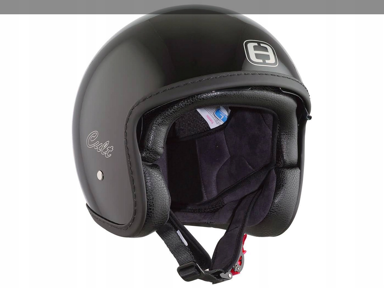 Motocyklová Prilba Otvorená Jet Speeds Cult Black Glossy Xs 53-54 cm