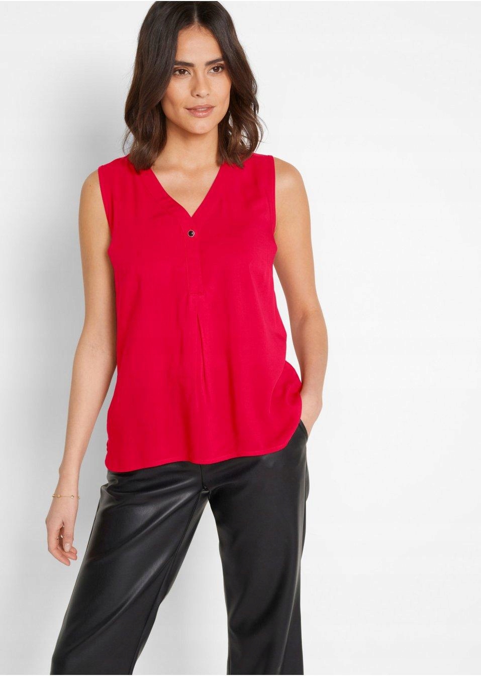 Bonprix TOP Z WISKOZY cts 42 Kolor dodatkowy czerwony