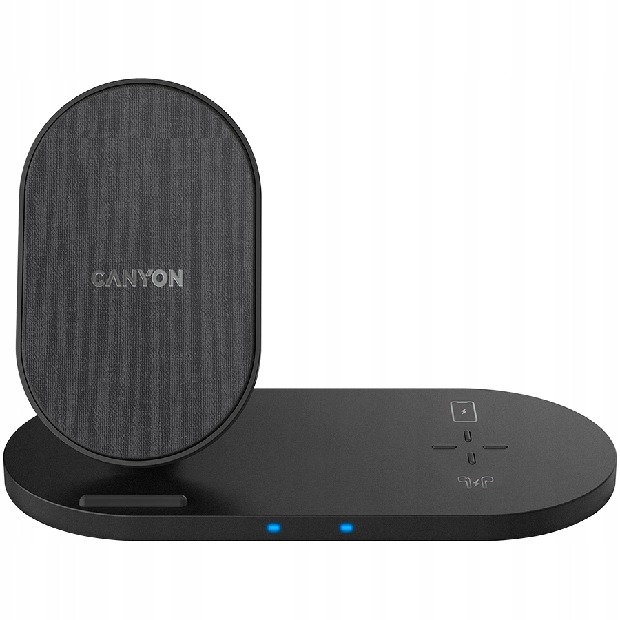 Canyon Bezdrátová nabíječka WS-202 10W 2v1 Černá