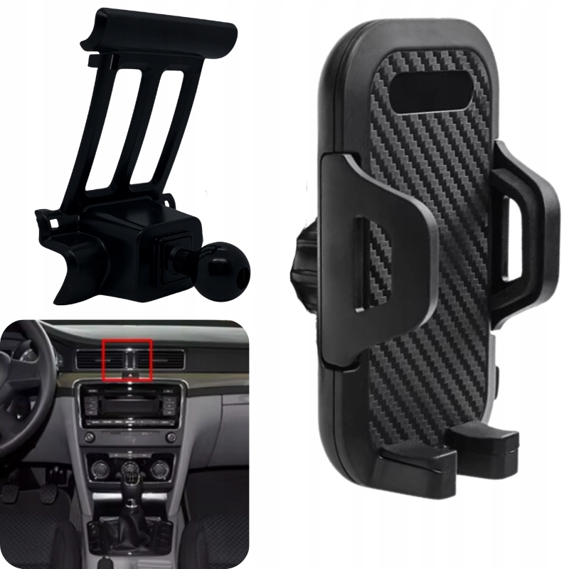 Adapter Do Uchwytu Na Telefon Skoda Superb 2013-2015 Uchwyt Carbon