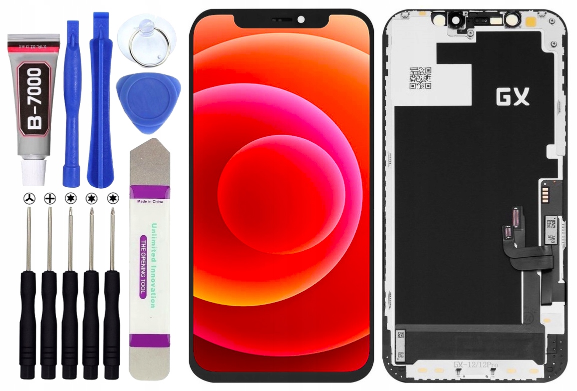 Oled displej Gx pro Apple iPhone 12 12 Pro LCD displej Rámeček