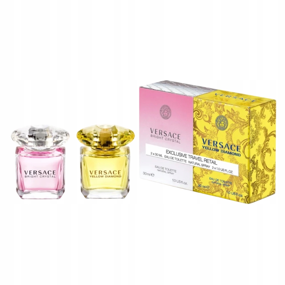 Sada Versace: Bright Crystal, Toaletní voda, Pro ženy, 30 ml Yellow Dia