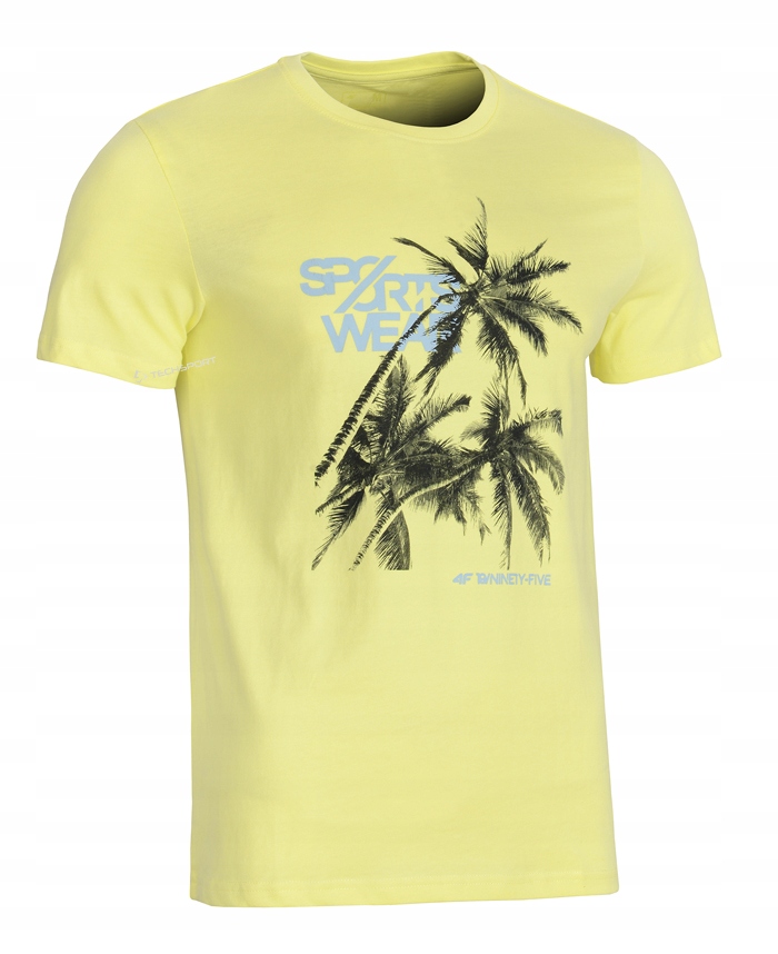 

4F Męska Koszulka T-shirt Bawełna / rozm M