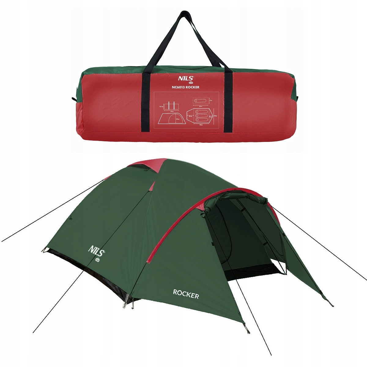 Stan pro 3 osoby Turistický Kempingový víkendový výlet k jezeru Nils
