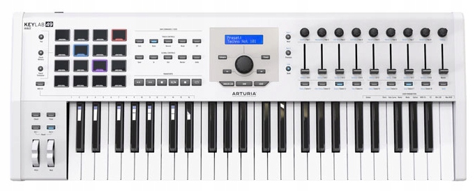 ARTURIA KEYLAB 49 MKII WHITE KLAWIATURA + PIGMENTS