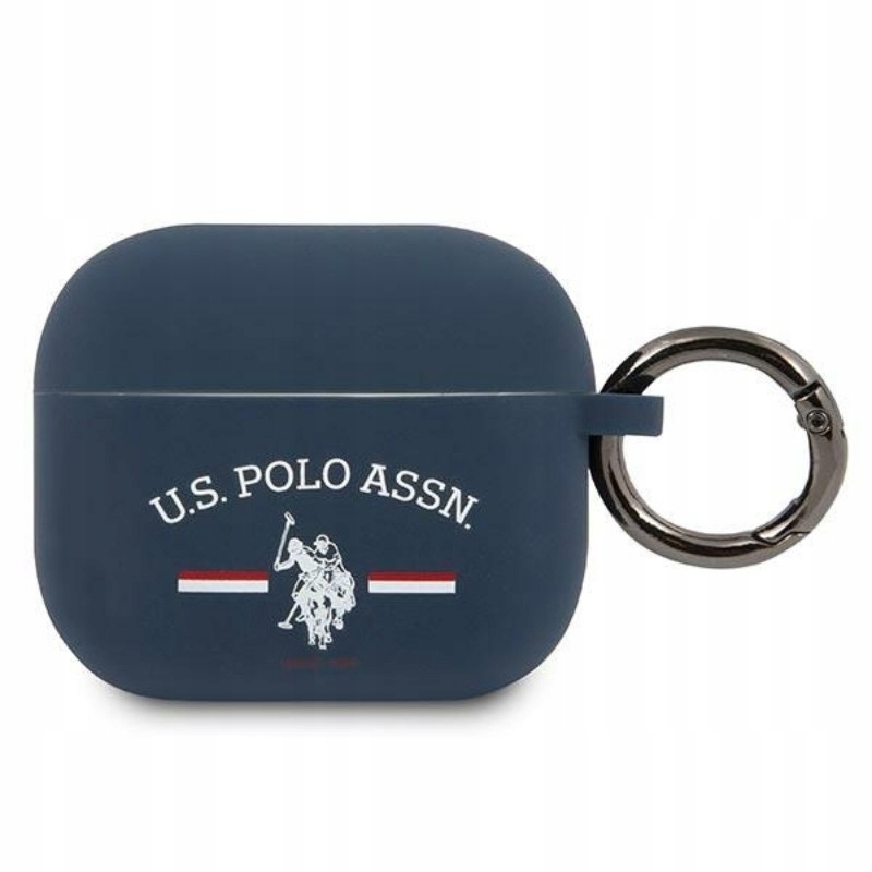 Us Polo Assn Silicone Logo Etui Airpods 3 (granatowy)