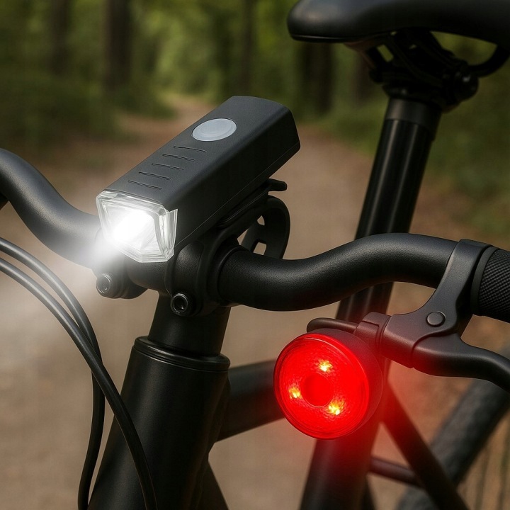 Ultra Mocna Lampka Rowerowa Led na Usb Tylne Światło Ce