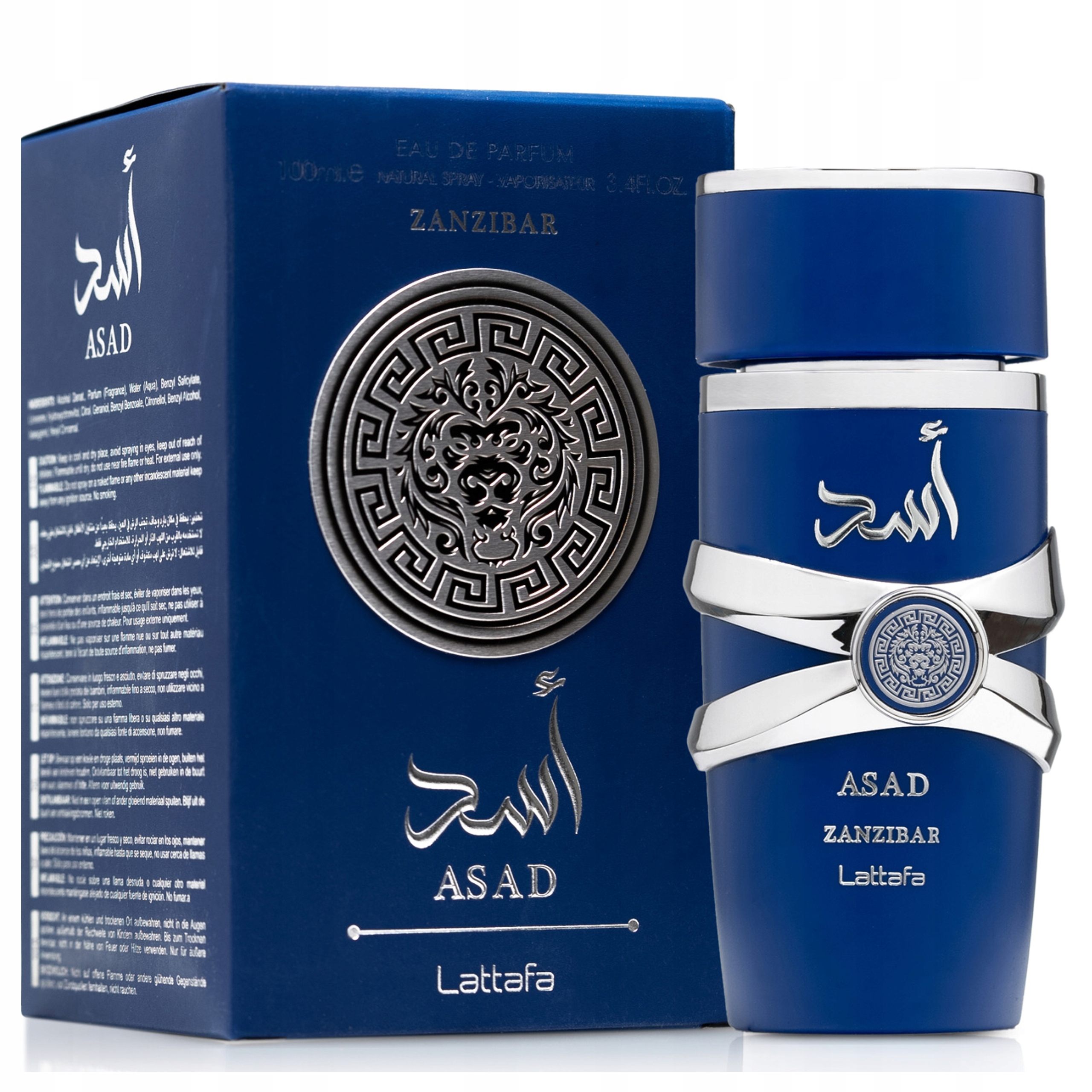 Arabské Parfémy Pánské Originální Lattafa Asad Zanzibar 100 ml Čerstvé