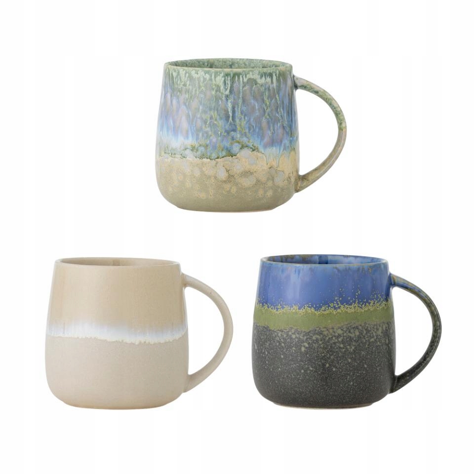 Bloomingville Cloe Hrnek 460 ml Sada 3 hrnků Barevný