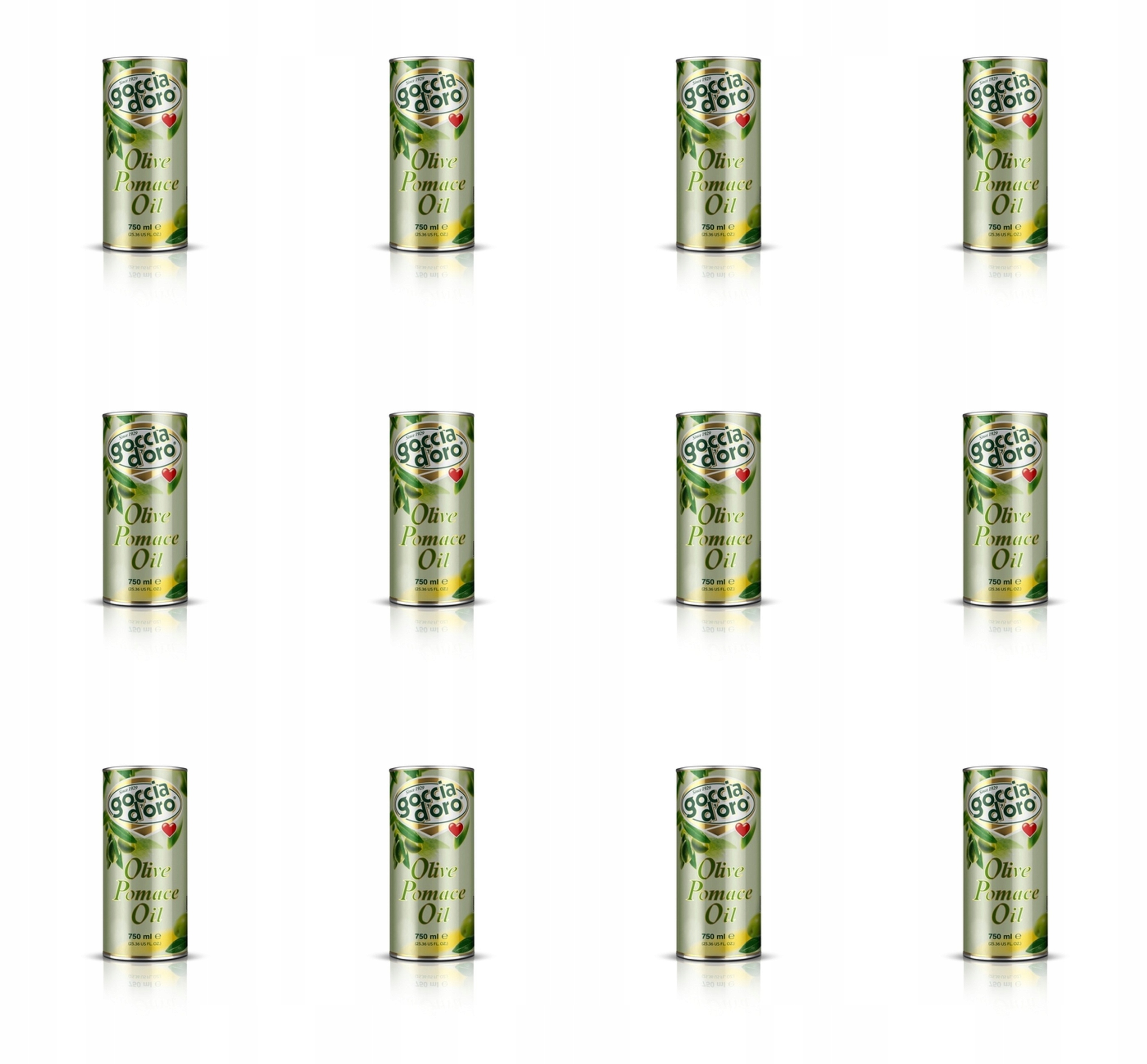 Olivový olej z olivových výlisků 750 ml Goccia D'Oro X12