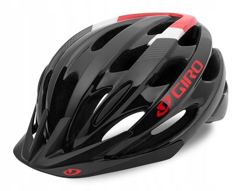 Přilba mtb Giro Revel černá bright červená velikost univerzální 54-61 cm
