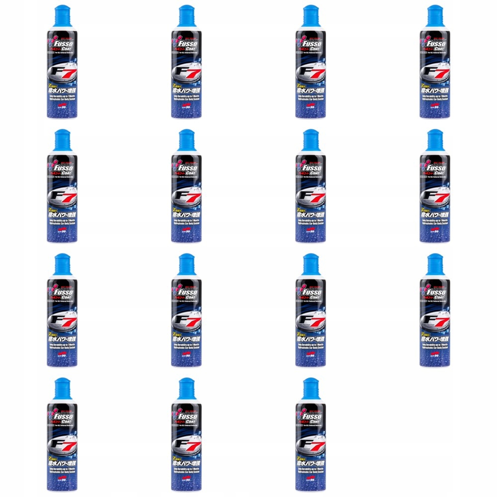Soft99 Fusso Coat F7 All colours hydrofóbna vrstva sada 15 ks