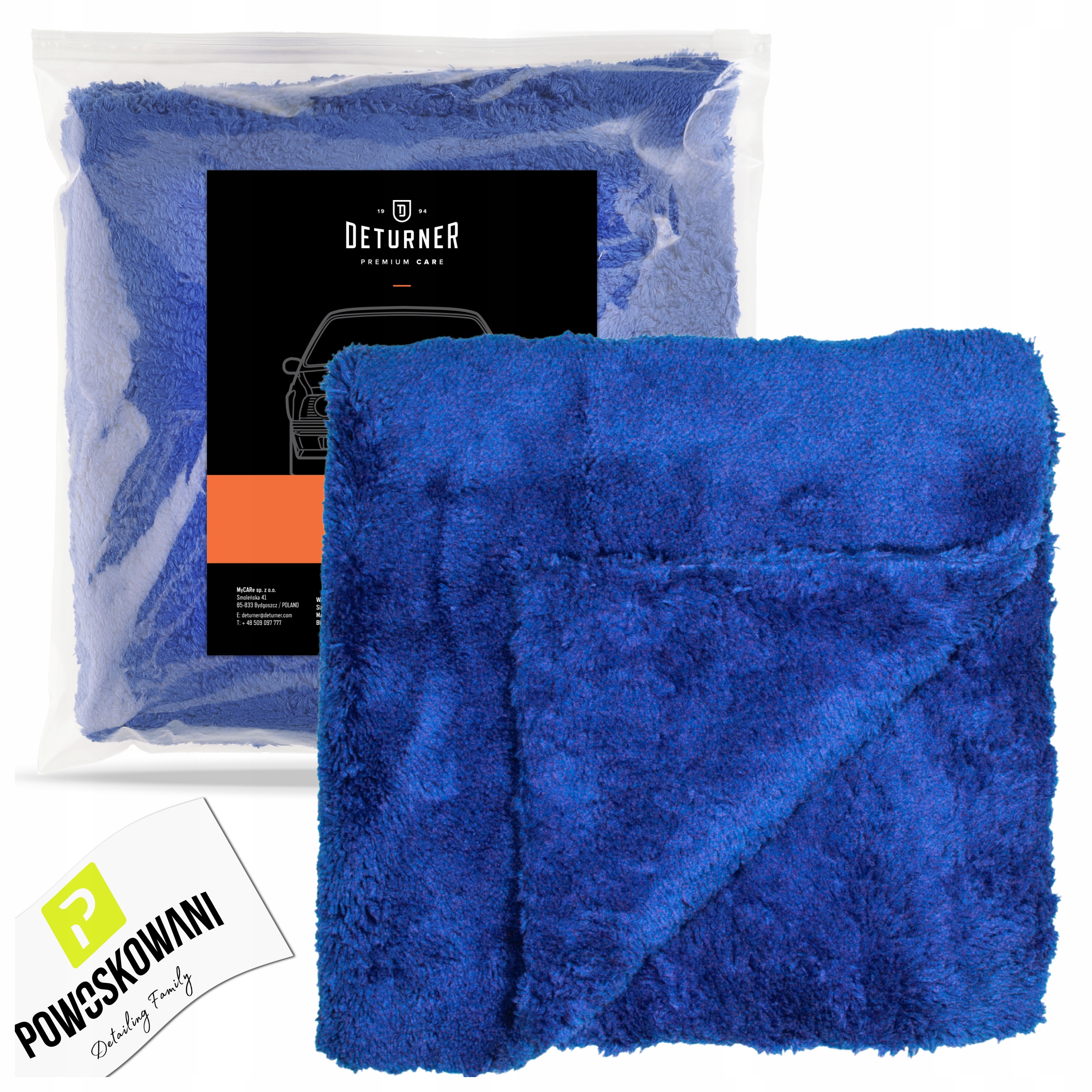 Deturner Ultra Soft Microfiber 40x40 500g Puszysta Mikrofibra Do Wosku