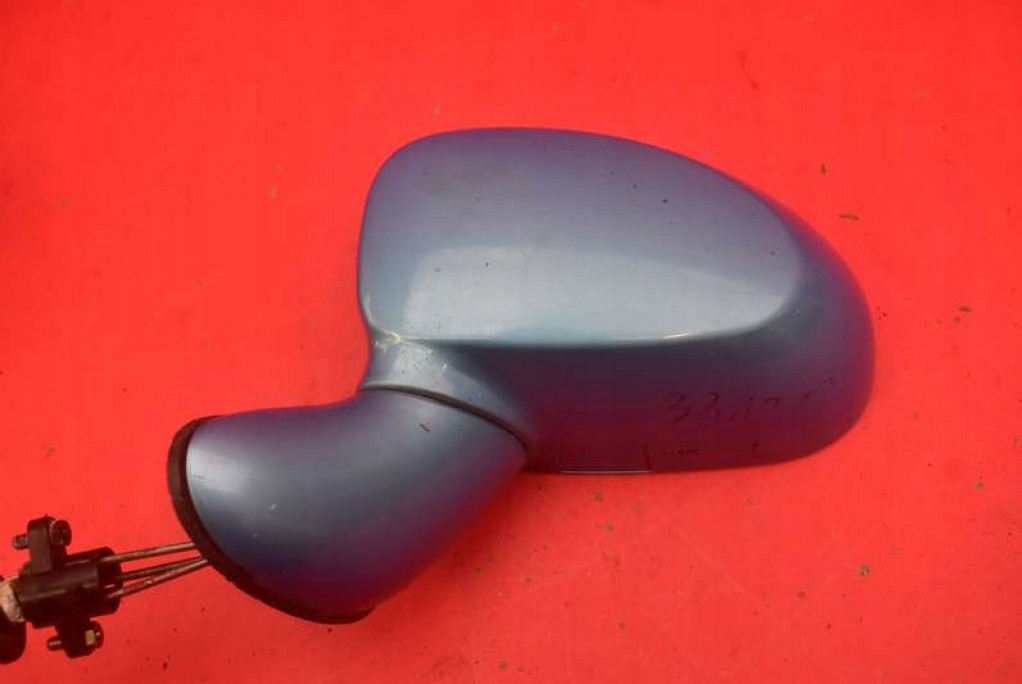 mirror left manually blue EU CHEVROLET SPARK 2 II M200 05-10
