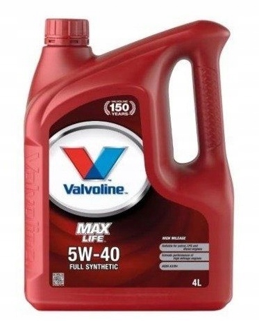 

Olej Valvoline Maxlife 5W40 4L