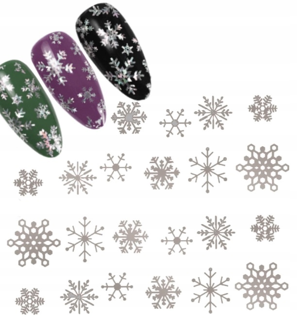 

Naklejki wodne Zima Gwiazdki Gwiazdy Srebrne nr 50