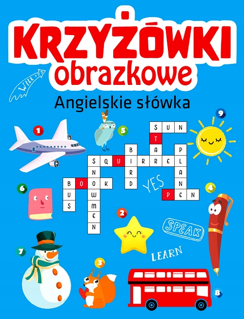 KRZYŻÓWKI OBRAZKOWE. ANGIELSKIE SŁÓWKA
