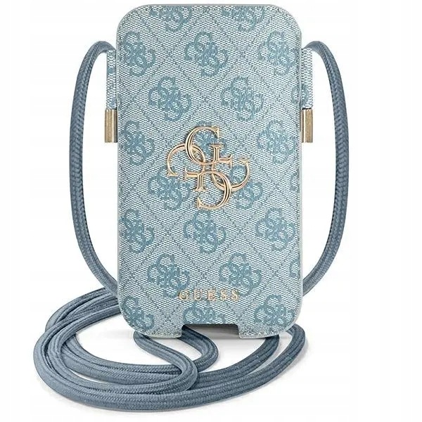 Torebka Guess 4G Big Metal Logo 6. 7'' niebieska Guess