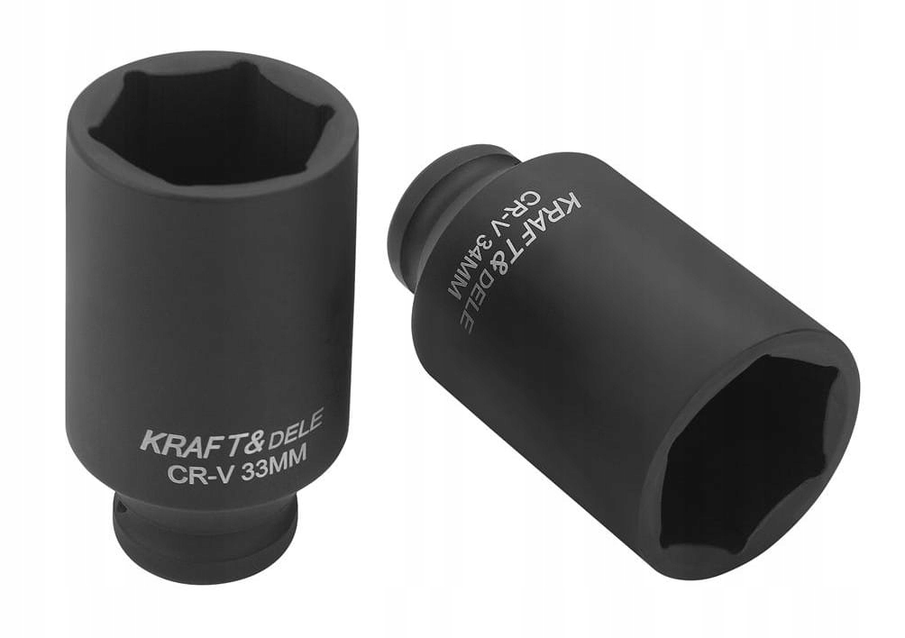 ZESTAW NASADEK UDAROWYCH NASADKI 20 ELEMENTÓW 6-KĄTNE 1/2" SOLIDNE WALIZKA Mocowanie 1/2"