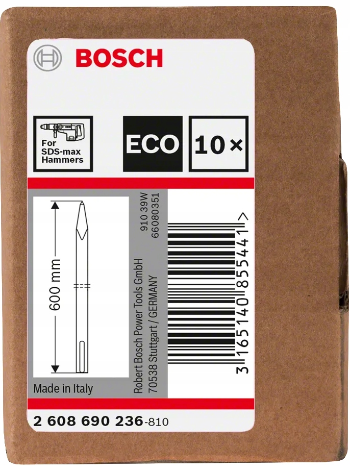 BOSCH dłuto szpicak SDS-max 600 mm Marka Bosch