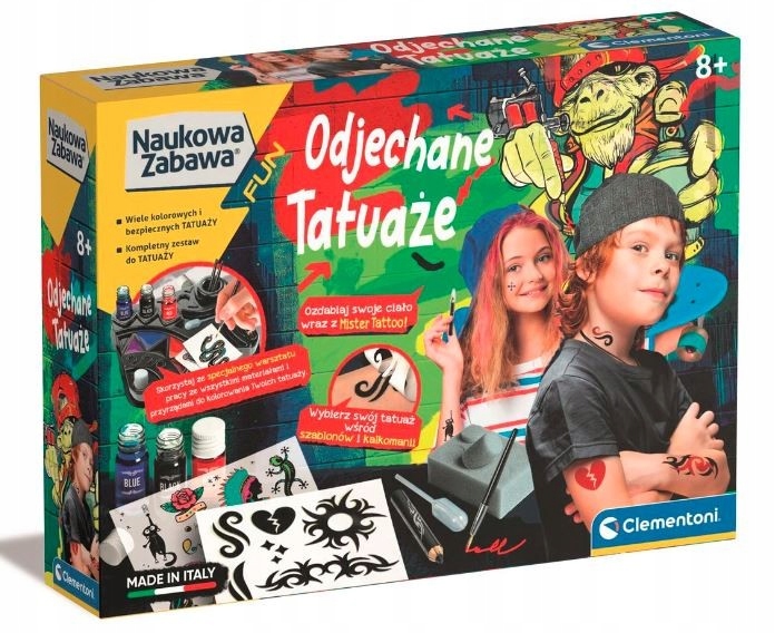 

Clementoni Zestaw edukacyjny Odjechane tatuaże