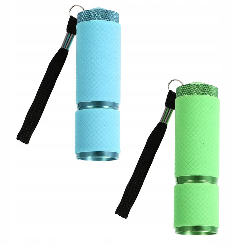 2 SZT. PRZENOŚNA LATARKA LED DO WYKRYWANIA FLUORESCENCJI / LATARKA MASKUJĄCA