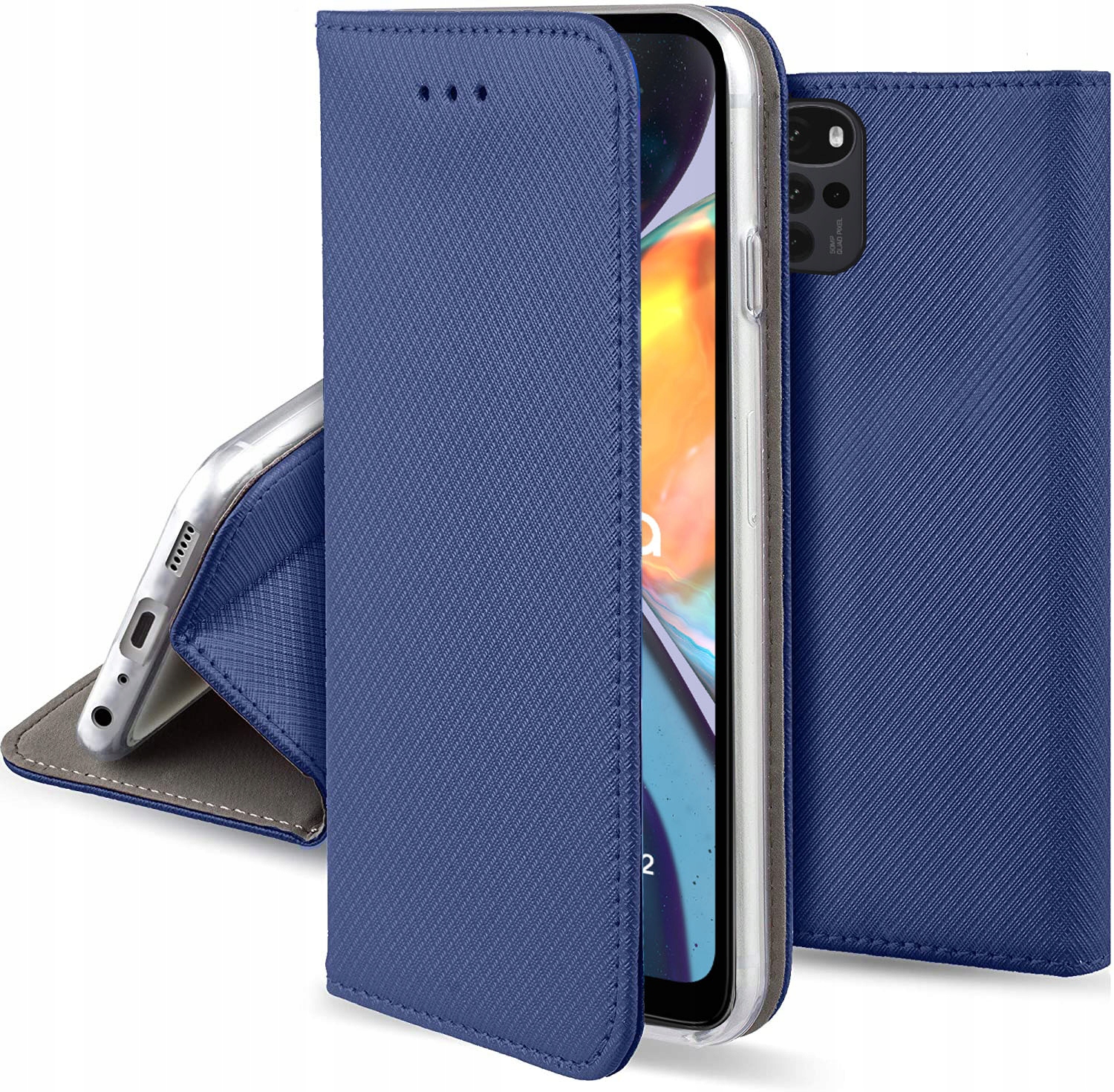 

Etui do Motorola Moto G22 Magnet Smart Case +szkło