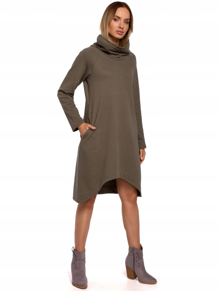 

Eu XXL M551 Sukienka z asymetrycznym dołem - khaki