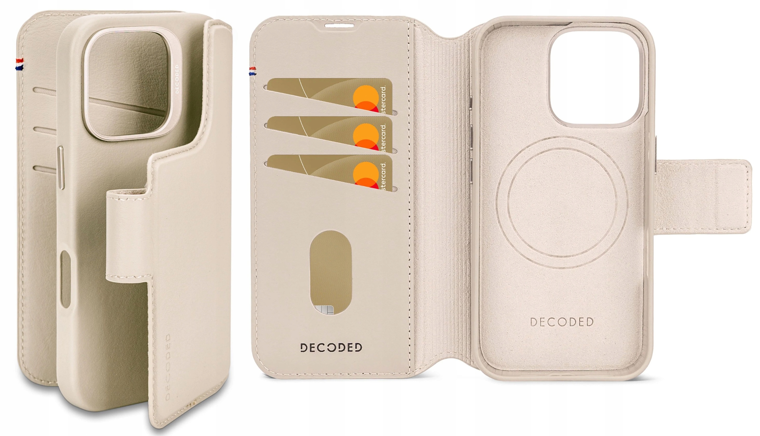 Decoded Detachable puzdro Dvojdielne MagSafe puzdro peňaženka pre iPhone 16 Pro