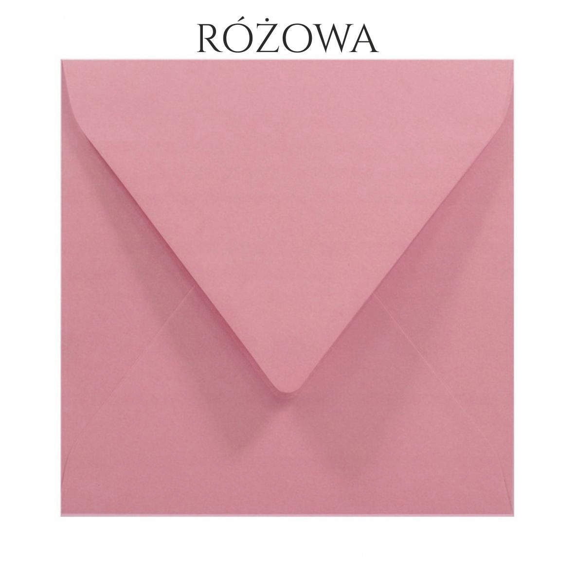 Koperta dekoracyjna do zaproszeń- usługa dodatkowa Kształt kwadratowy