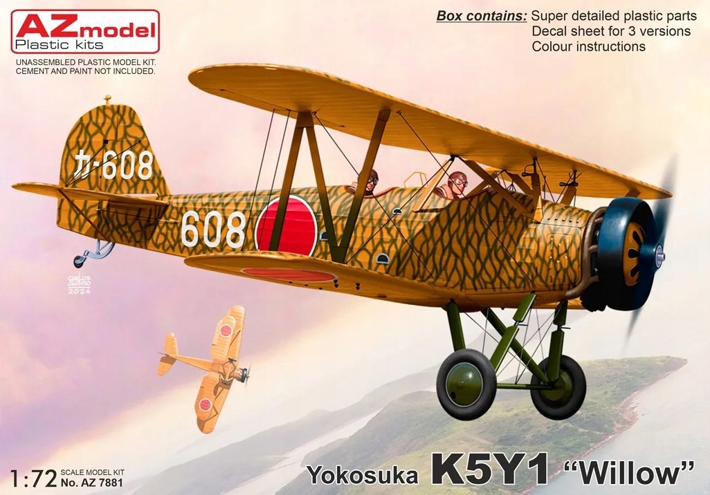 Yokosuka K5Y1 "Willow" AZmodel Az 7881 měřítko 1/72