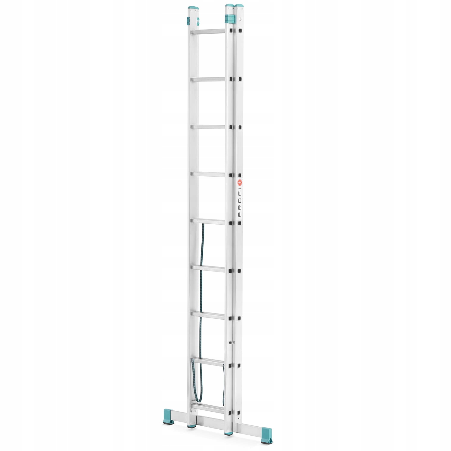 Drabina aluminiowa profesjonalna ALOSS rozsuwana 2x9 TUV 150kg — 11
